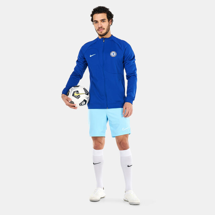Nike Men's Chelsea Dri-FIT Anthem Football Jacket Blue image number 2