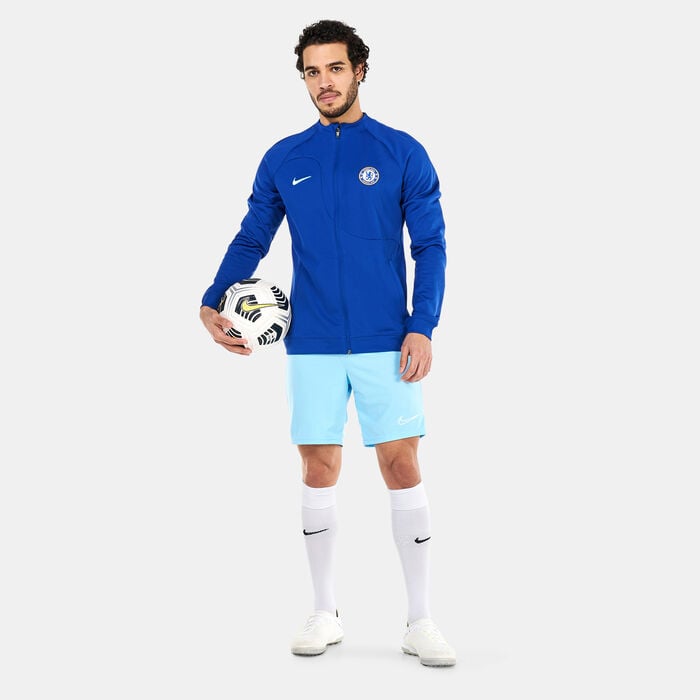 Nike Men's Chelsea F.C. Dri-FIT Anthem Jacket Blue Nike Men's Chelsea F.C. Dri-FIT Anthem Jacket Blue image number 2
