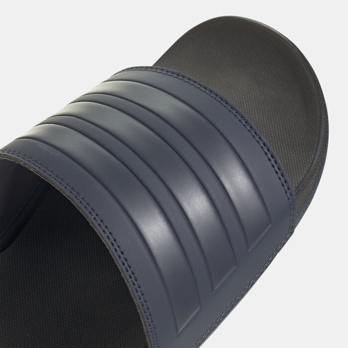 adidas Adilette Comfort Slides Blue adidas Adilette Comfort Slides Blue image number 3
