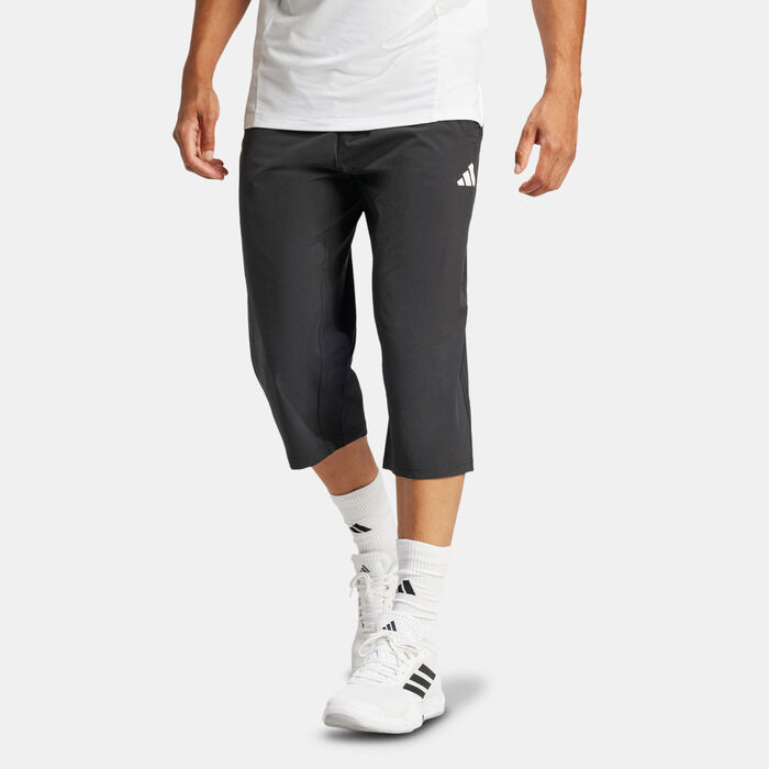 adidas Men's Train Essentials Woven 3/4 Track Pants Black adidas Men's Train Essentials Woven 3/4 Track Pants Black image number 0