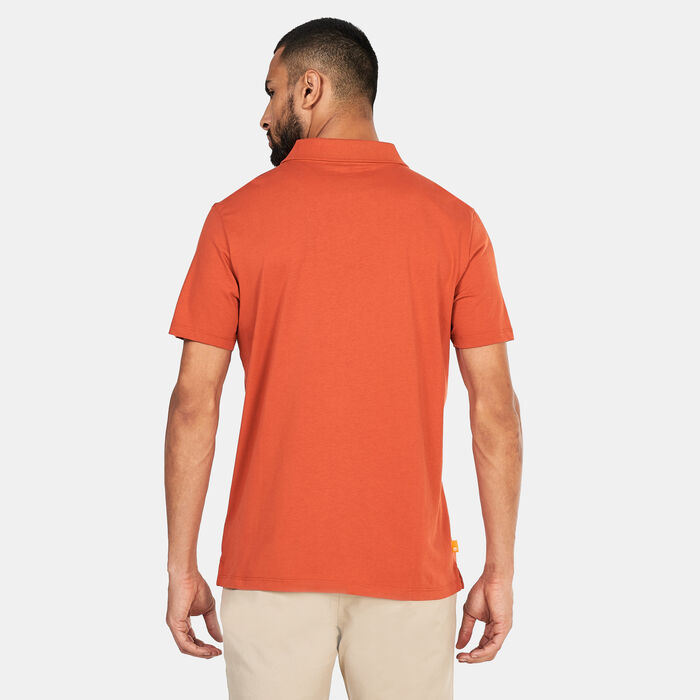 Timberland Men's Outdoor Heritage EK+ Polo Shirt Orange Timberland Men's Outdoor Heritage EK+ Polo Shirt Orange image number 1