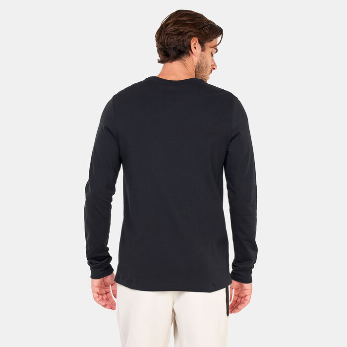 Nike Men's F.C. Barcelona Ignite Long-Sleeve T-Shirt Black Nike Men's F.C. Barcelona Ignite Long-Sleeve T-Shirt Black image number 1