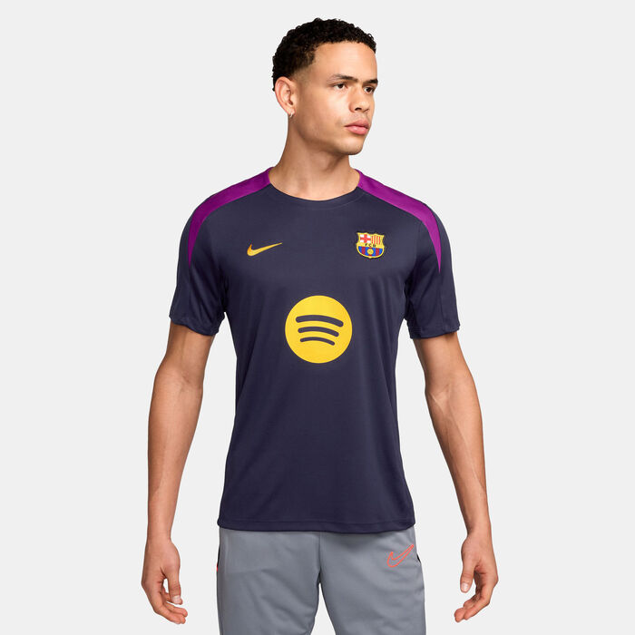 Nike Men's FC Barcelona Strike Pre-Match Football Top Purple Nike Men's FC Barcelona Strike Pre-Match Football Top Purple image number 0