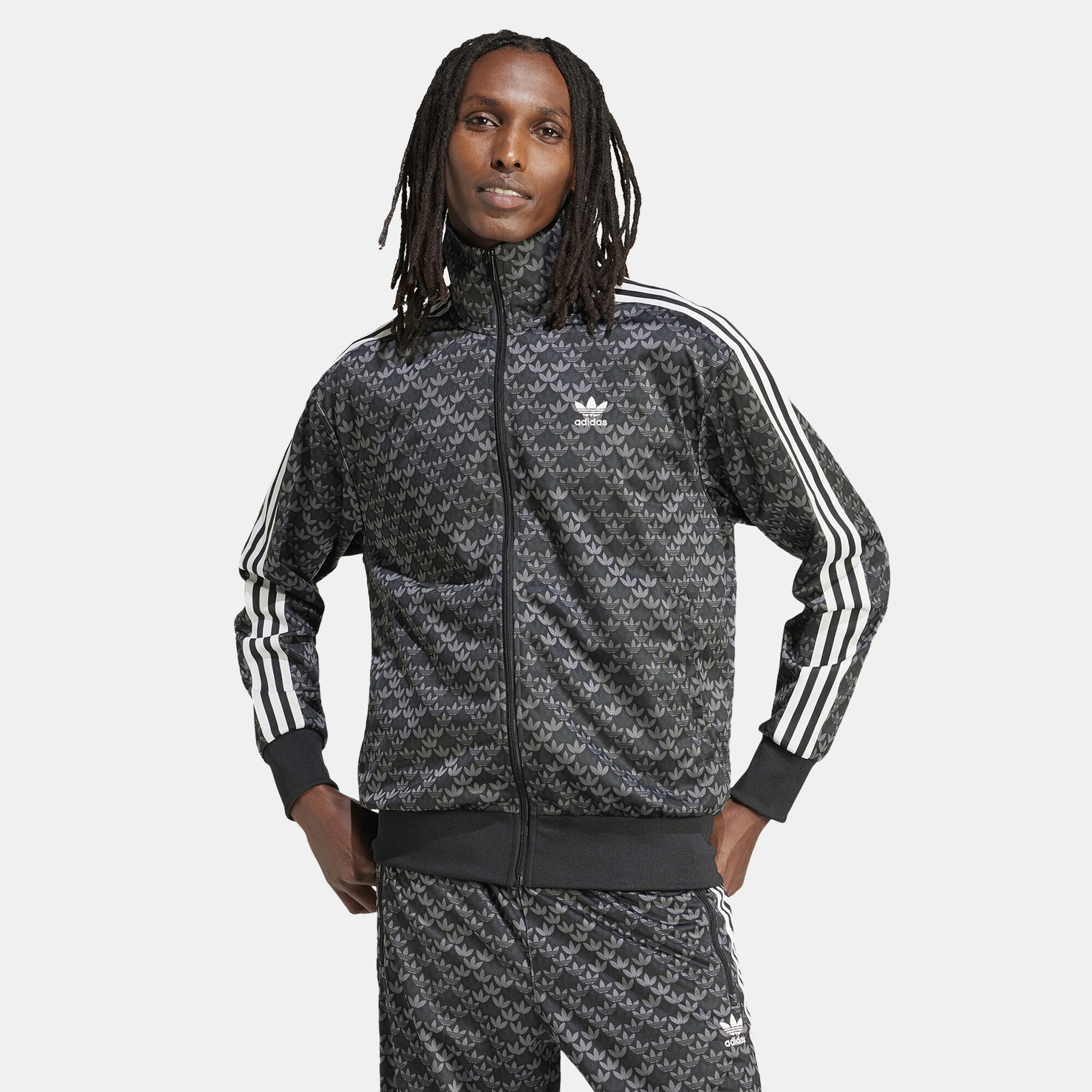 Men s Firebird Classic Mono Track Top Black adidas Originals in KSA SSS