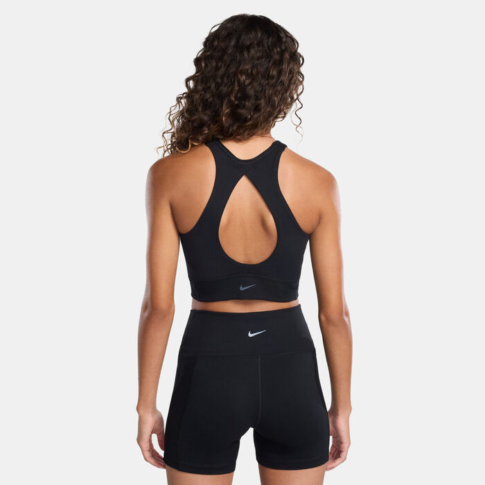 Nike Women's One Twist Light-Support High-Neck Sports Bra Black image number 1