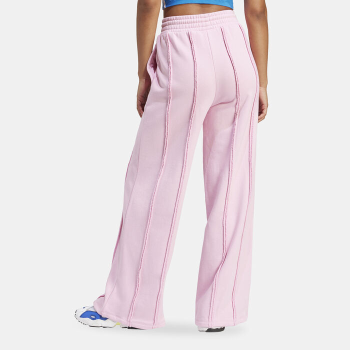 adidas Originals Women's Distressed Sweatpants Pink adidas Originals Women's Distressed Sweatpants Pink image number 1
