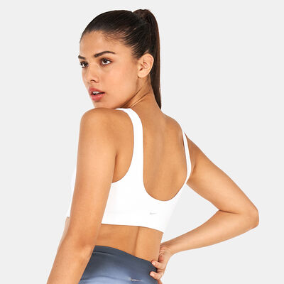 Nike Women's Dri-FIT Alate All U Light-Support Training Sports Bra White