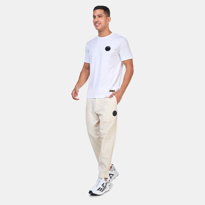 EA7 Emporio Armani Men's 20th Anniversary Sweatpants Beige EA7 Emporio Armani Men's 20th Anniversary Sweatpants Beige image number 2
