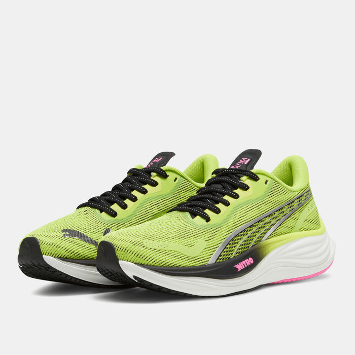 PUMA Women's Velocity NITRO 3 Psychedelic Rush Running Shoes yellow image number 3