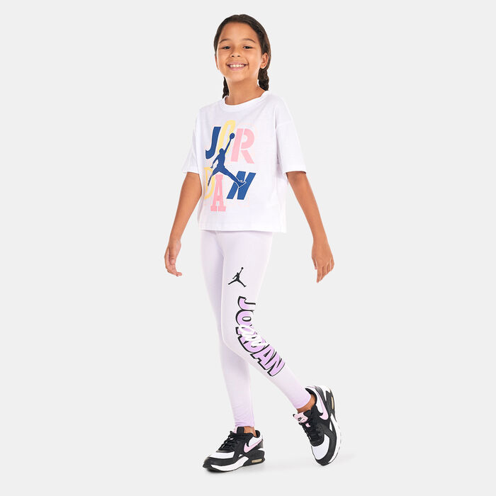 Jordan Kids’ Outside The Lines T-Shirt White image number 2