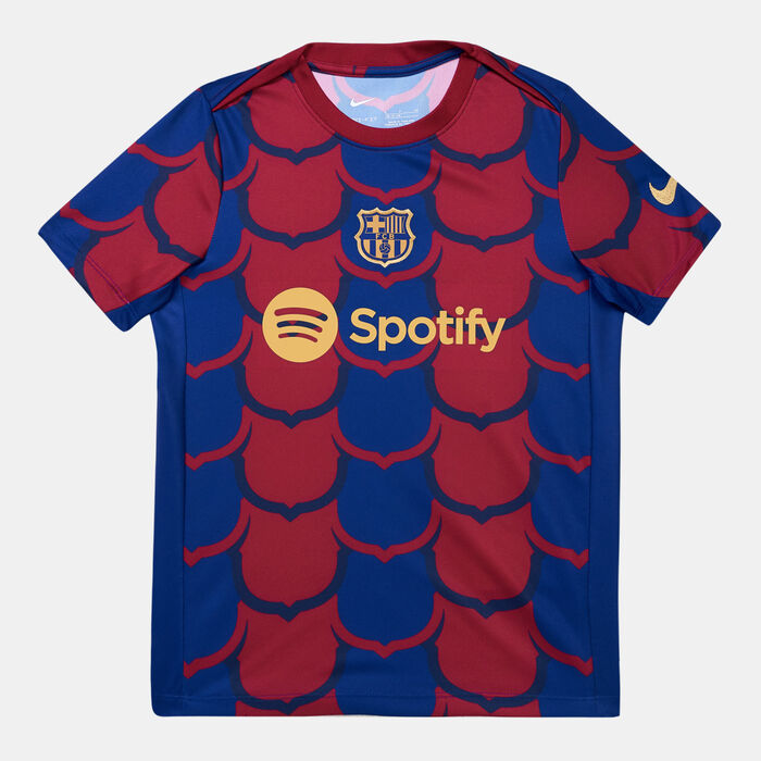 Blue Nike FC Barcelona Academy Pre Match Shirt - JD Sports Global