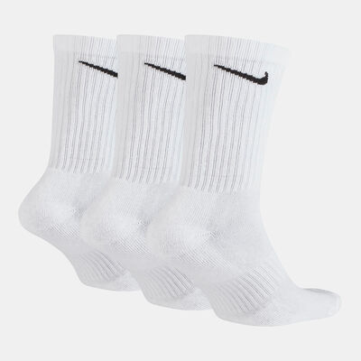 Nike Everyday Cushion Crew Socks (3 Pack) White Nike Everyday Cushion Crew Socks (3 Pack) White