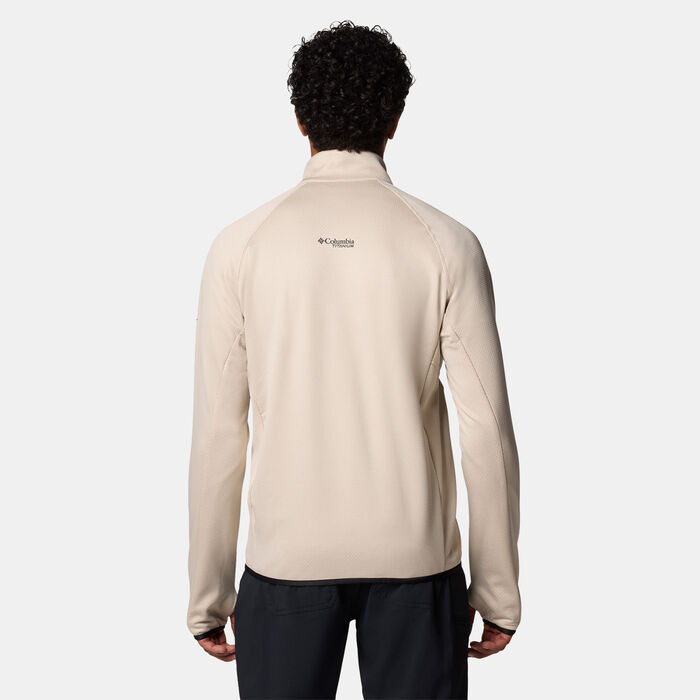 Columbia Men's Triple Canyon Grid Fleece II Full-Zip Jacket Brown image number 1