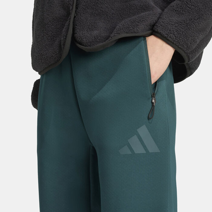 adidas Women's Z.N.E. Track Pants Green adidas Women's Z.N.E. Track Pants Green image number 2