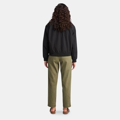 Timberland Women's Utility Bomber Jacket Black Timberland Women's Utility Bomber Jacket Black