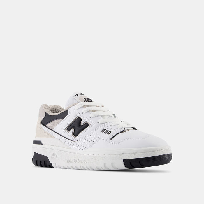 New Balance Kids' BB550 Shoes White New Balance Kids' BB550 Shoes White image number 1