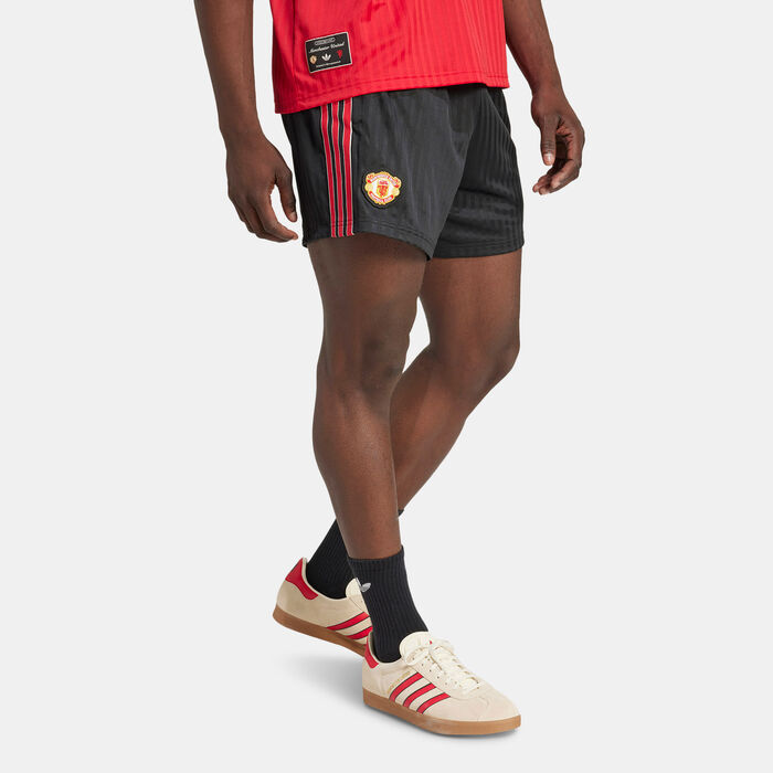adidas Men's Manchester United Terrace Icons Shorts Black adidas Men's Manchester United Terrace Icons Shorts Black image number 3