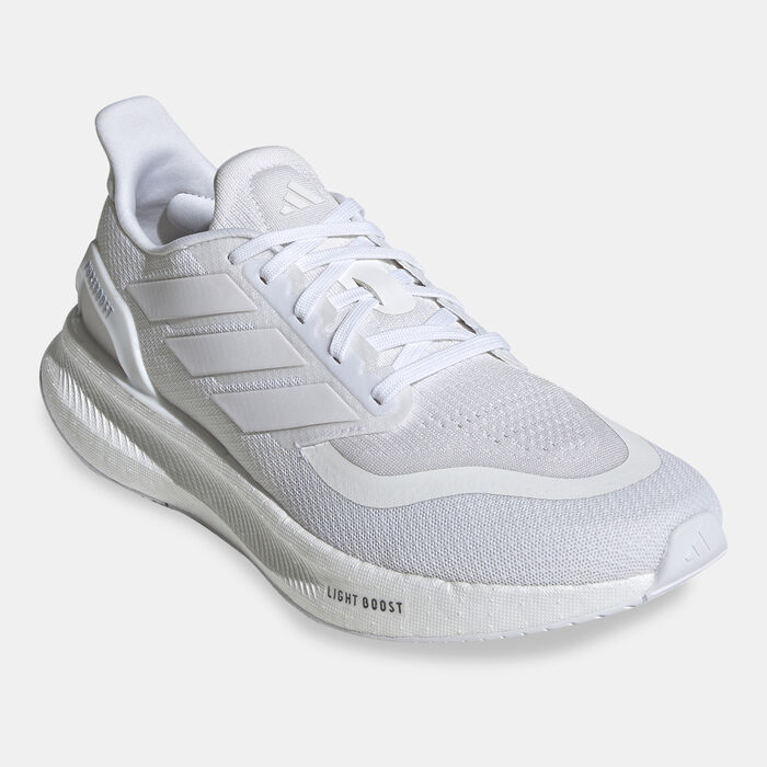 adidas Men's Pureboost 5 Running Shoes White adidas Men's Pureboost 5 Running Shoes White image number 1