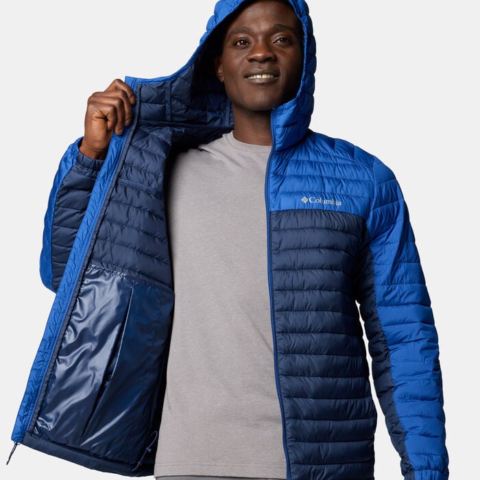 Columbia Men's Silver Falls II Hooded Jacket Blue Columbia Men's Silver Falls II Hooded Jacket Blue image number 3