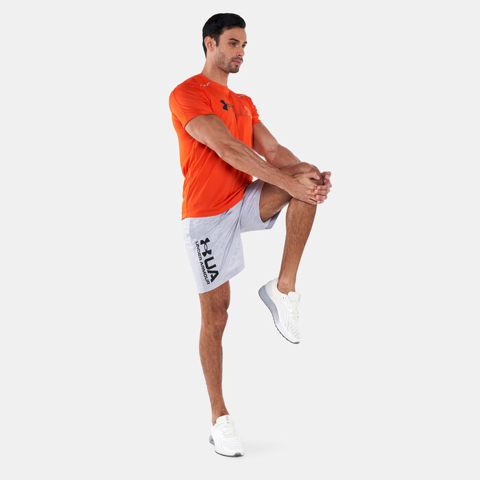 Under Armour Men's UA Woven Emboss Shorts Black Under Armour Men's UA Woven Emboss Shorts Black image number 2