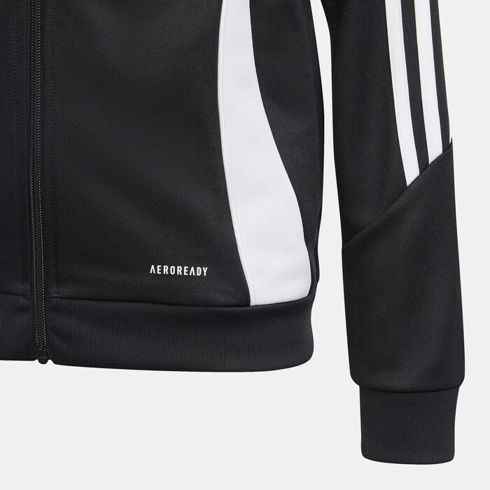 adidas Kids' Tiro 24 Training Football Jacket Black adidas Kids' Tiro 24 Training Football Jacket Black image number 3