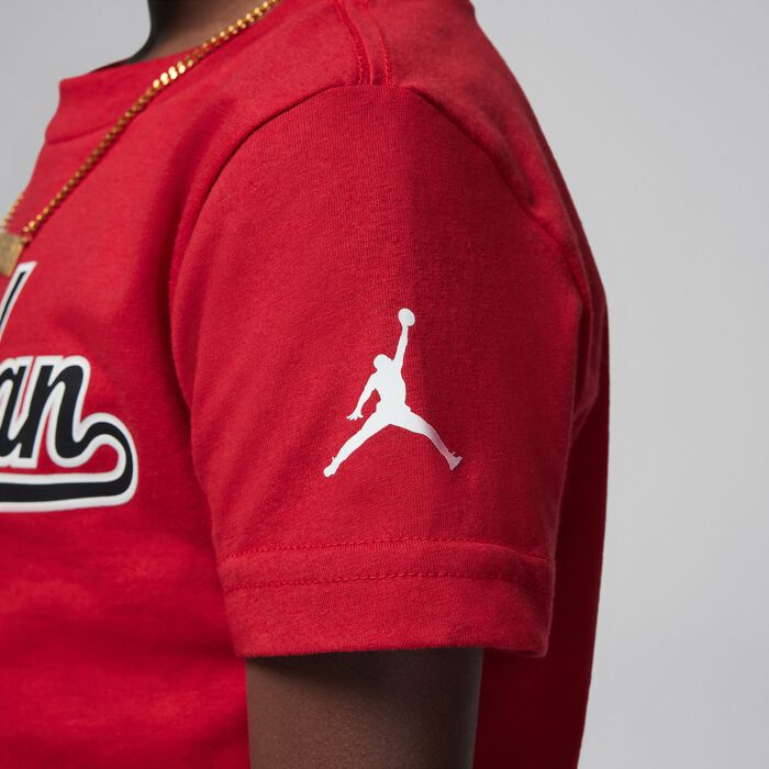 Jordan Kids' MJ Flight MVP Mesh Shorts Set Red Jordan Kids' MJ Flight MVP Mesh Shorts Set Red image number 2