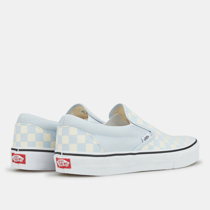 Vans Checkerboard Classic Slip-On Shoe Blue Vans Checkerboard Classic Slip-On Shoe Blue image number 2
