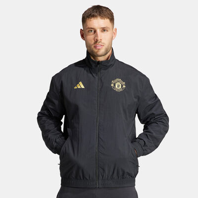 adidas Men's Manchester United Stone Roses Anthem Jacket Black
