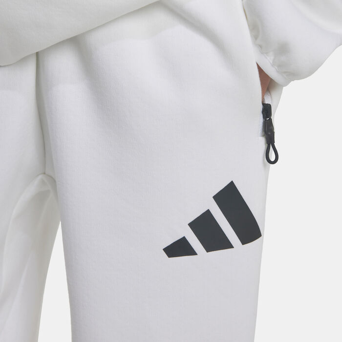 adidas Kids' Z.N.E. Pants White image number 3