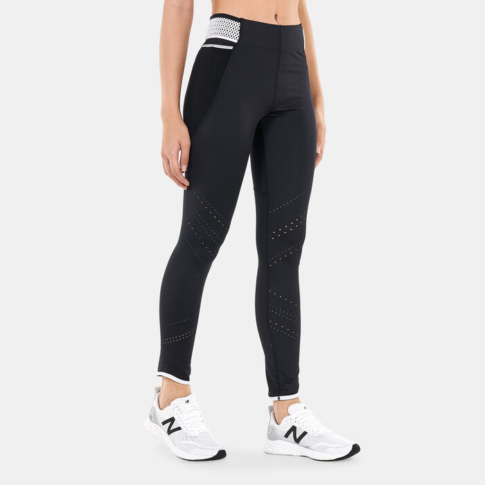 New Balance Women's Q SPEED Shape Shield Leggings Black image number 0