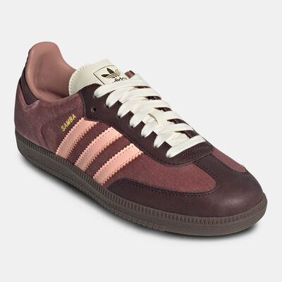 adidas Originals Women's Samba OG Shoes Brown adidas Originals Women's Samba OG Shoes Brown