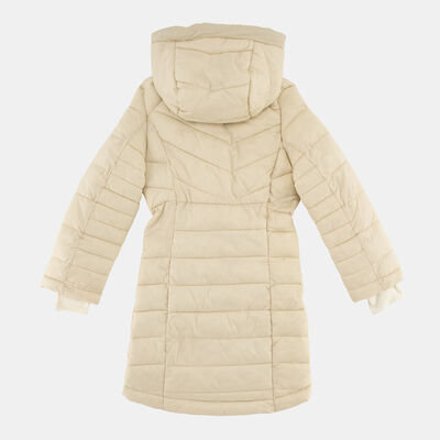 Sun and Sand Sports Kids' Hooded Puffer Jacket Beige Sun and Sand Sports Kids' Hooded Puffer Jacket Beige