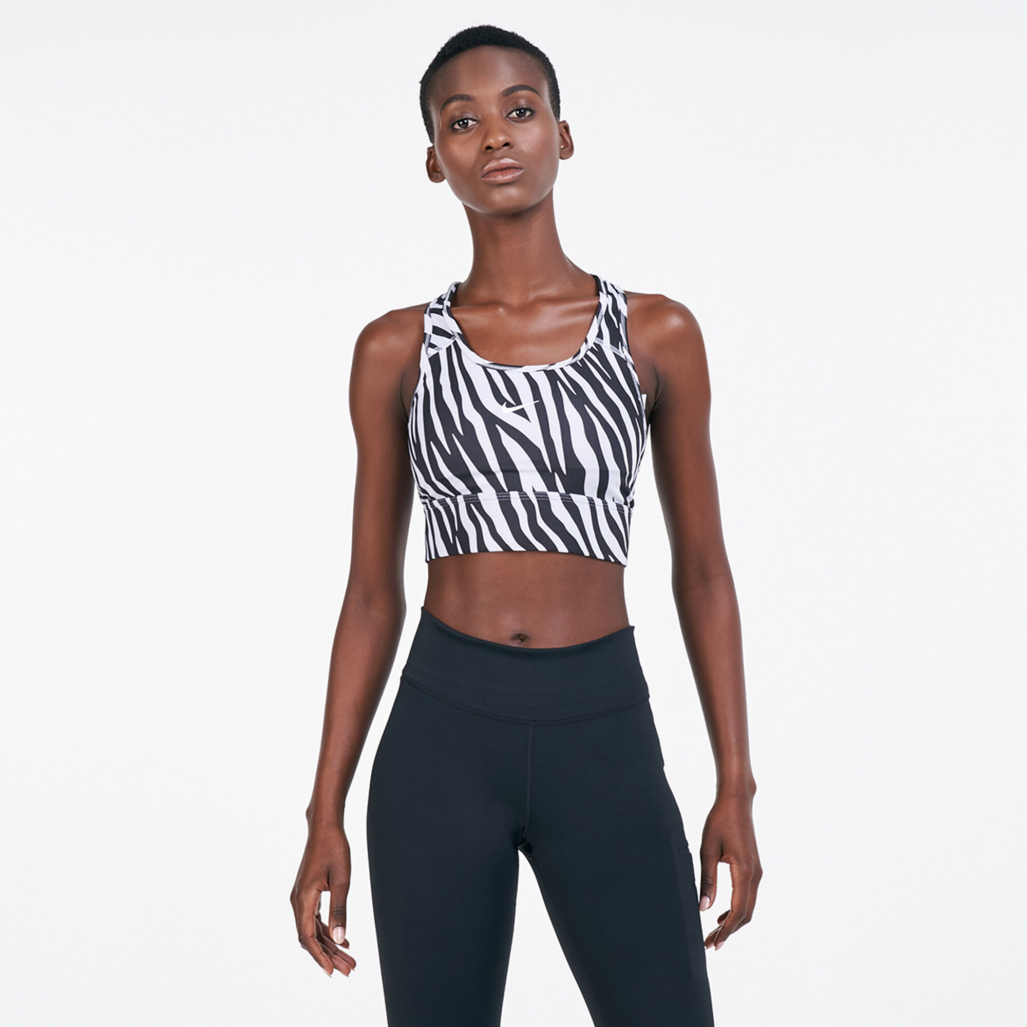 Nike swoosh icon shop clash sports bra