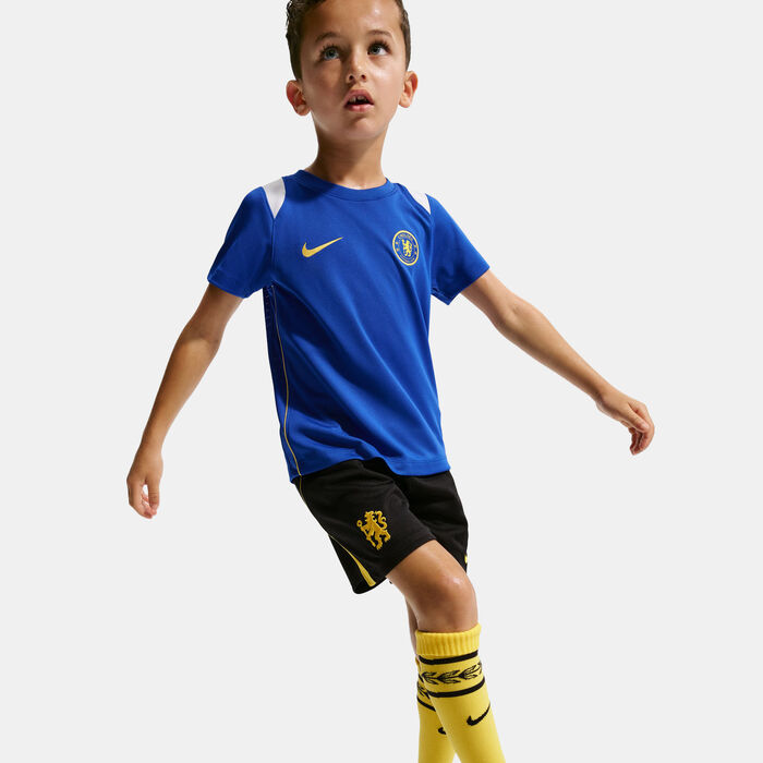 Nike Kids' Chelsea Academy Pro Football Top Blue image number 7