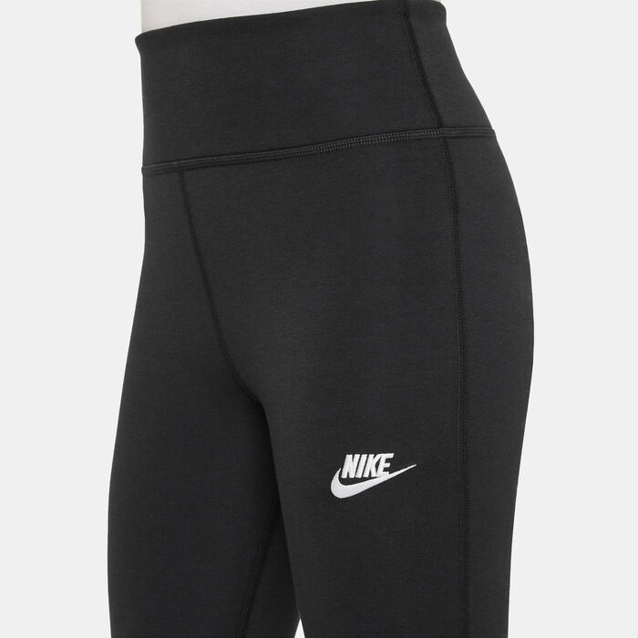 Nike Kids' Sportswear Classic High-Waisted Flared Leggings Black image number 2