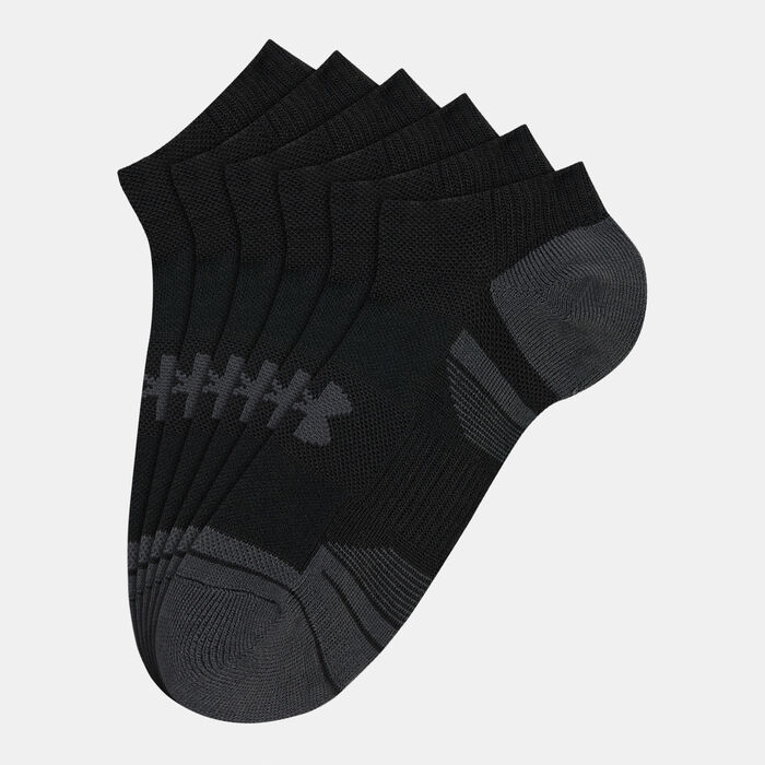 Under Armour Performance Tech Training No-Show Socks (3 Pairs) Black Under Armour Performance Tech Training No-Show Socks (3 Pairs) Black image number 0