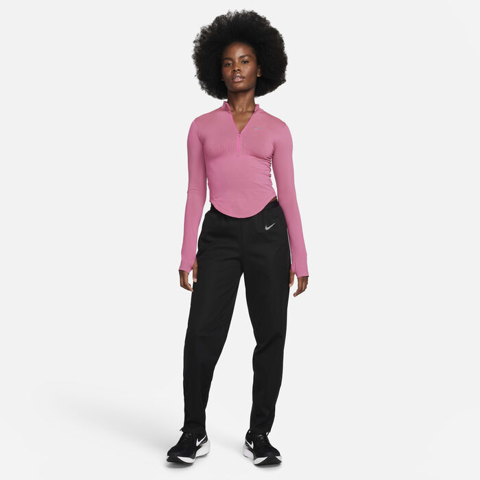 Nike Women's Running Division Dri-FIT ADV 1/2-Zip Mid Layer Pink image number 4