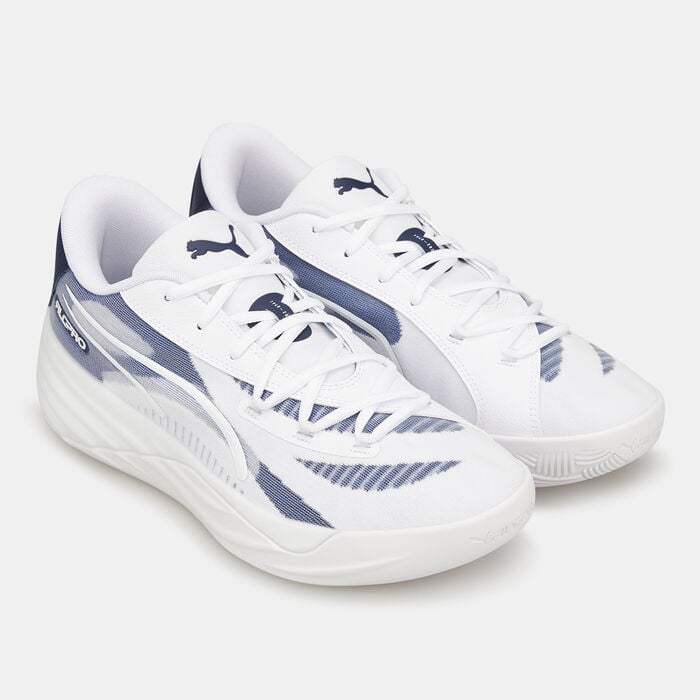 PUMA Men's All-Pro NITRO Team Basketball Shoe White image number 2