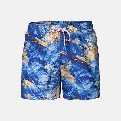Arena Men's Printed Beach Shorts Blue