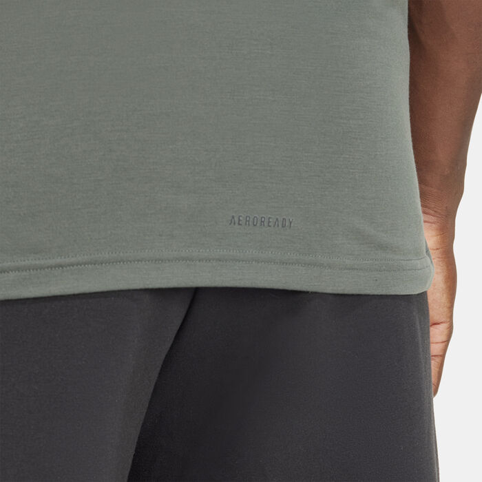 adidas Men's Designed for Training T-Shirt Grey image number 4