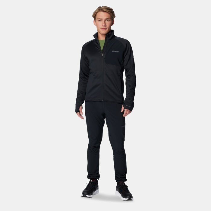 Columbia Men's Triple Canyon Grid Fleece II Full-Zip Jacket Black Columbia Men's Triple Canyon Grid Fleece II Full-Zip Jacket Black image number 2