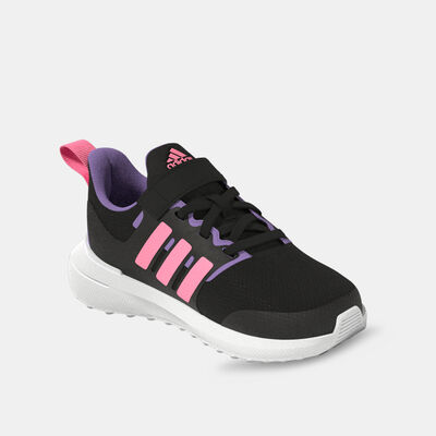 adidas Kids' FortaRun 2.0 Cloudfoam Top Strap Shoe Black