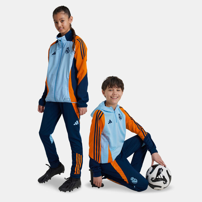 adidas Kids' Real Madrid Tiro 24 Competition Training Football Pants Blue adidas Kids' Real Madrid Tiro 24 Competition Training Football Pants Blue image number 0