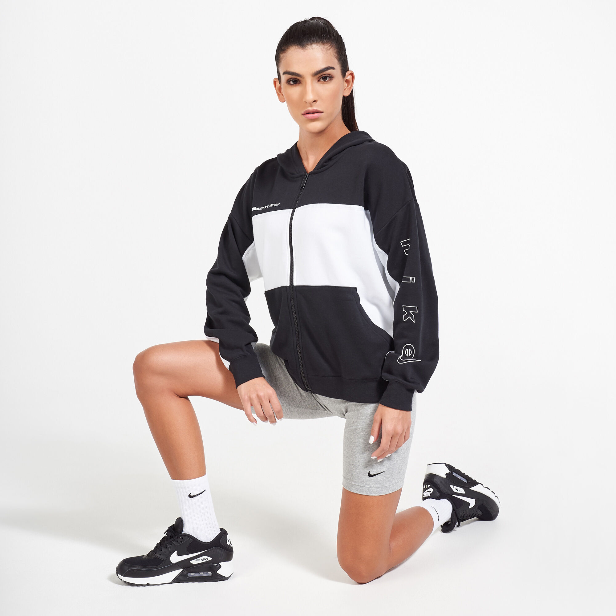 Women's nike sportswear archive top hoodie