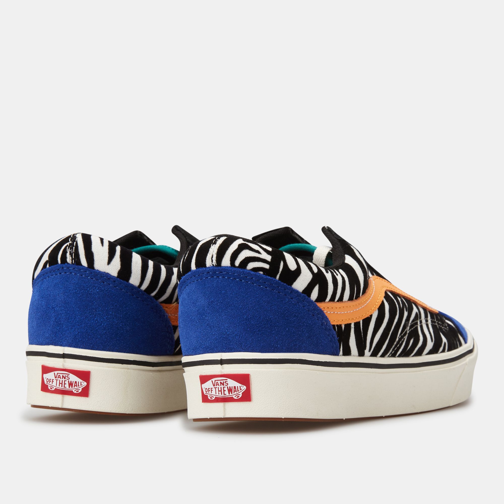 Buy Vans UA ComfyCush Zebra Old Skool Shoe Blue in KSA SSS