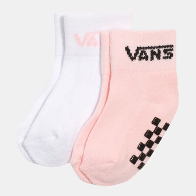 Vans Kids' Classic Crew Socks (2 Pairs) Pink
