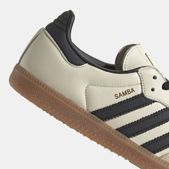 adidas Originals Women's Samba OG Shoes Beige adidas Originals Women's Samba OG Shoes Beige image number 5