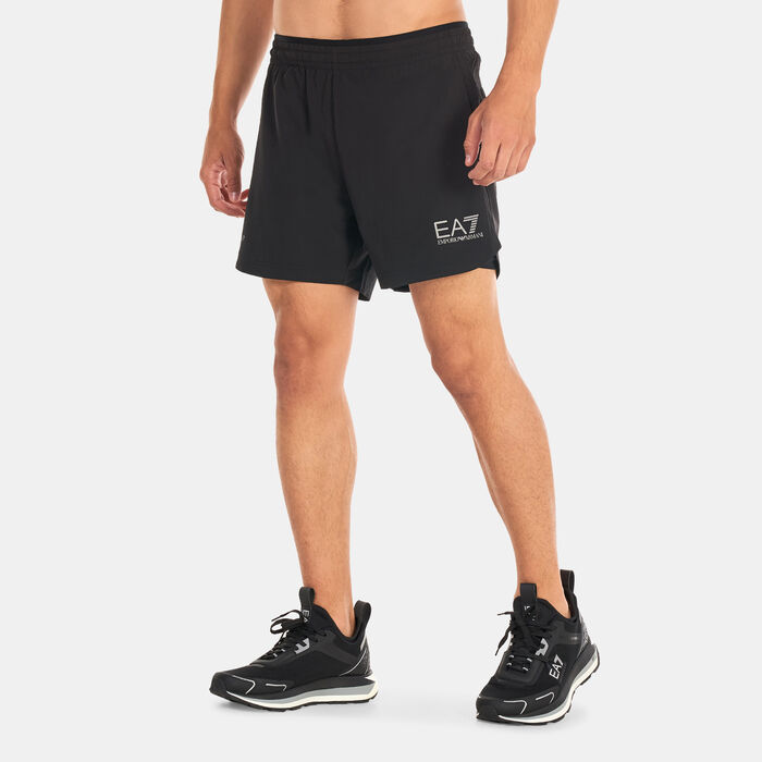 EA7 Emporio Armani Men's Vigor 7 Logo Shorts Multi-Color EA7 Emporio Armani Men's Vigor 7 Logo Shorts Multi-Color image number 0
