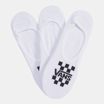 Vans Men's Classic Canoodle No-Show Socks (3 Pack) White Vans Men's Classic Canoodle No-Show Socks (3 Pack) White
