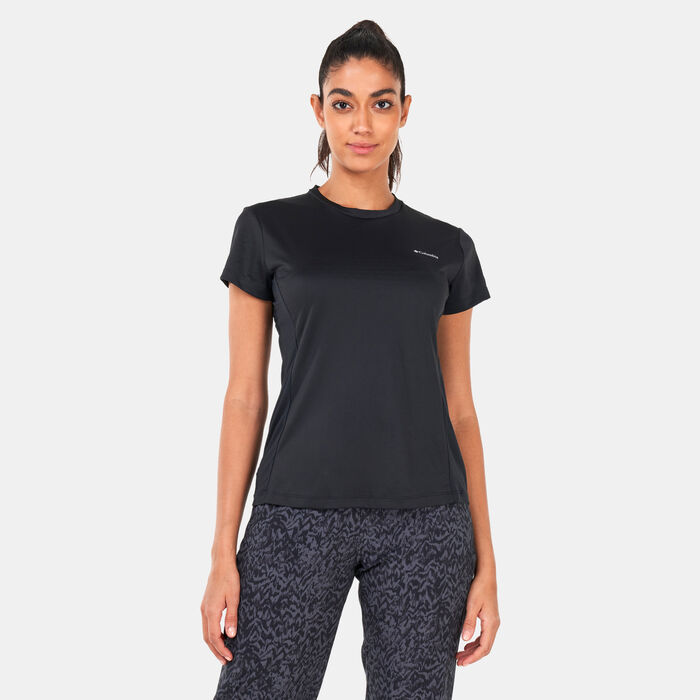 Columbia Women's Zero Ice Cirro-Cool™ T-Shirt Blue Columbia Women's Zero Ice Cirro-Cool™ T-Shirt Blue image number 0